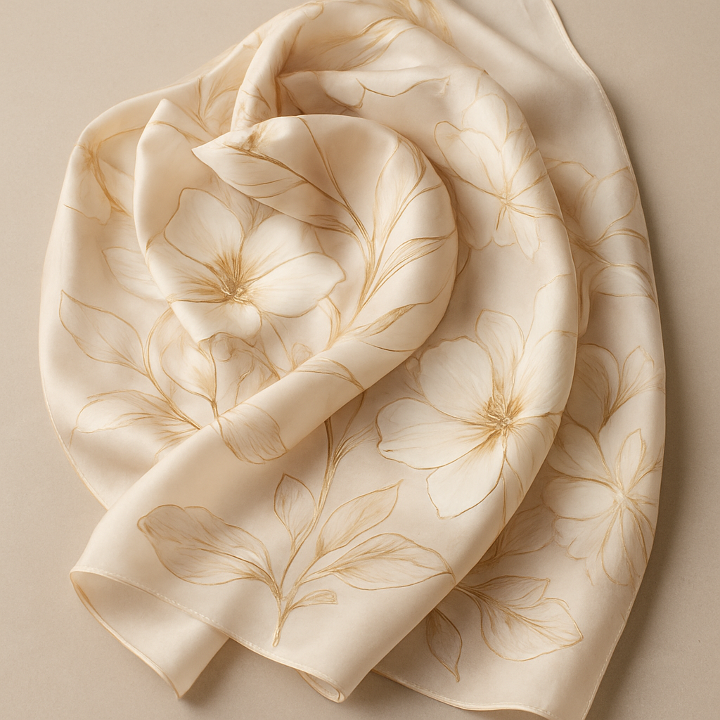 Magnolia Silk Scarf